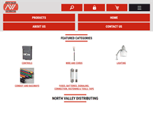 Tablet Screenshot of northvalleydistributing.com